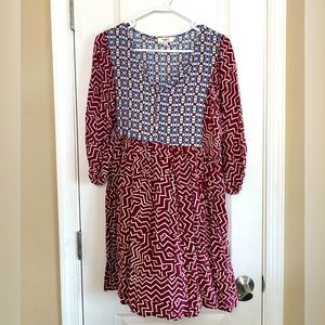 Hayden size large patterned tunic top